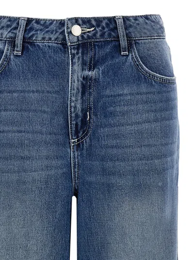 L'agence Scottie High Rise Wide Leg Jeans Marvista In Blue