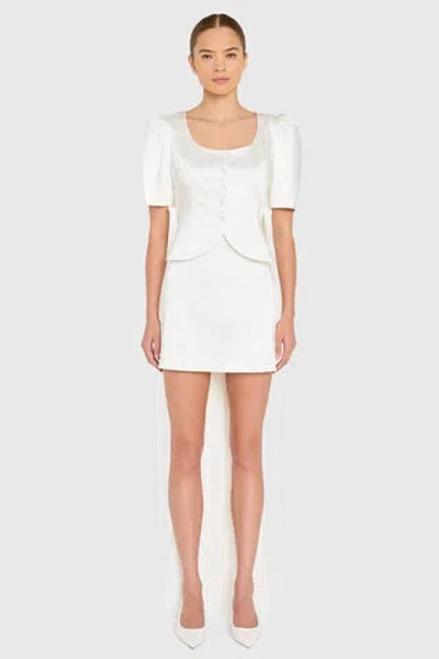 Amanda Uprichard Phoebe Dress In White