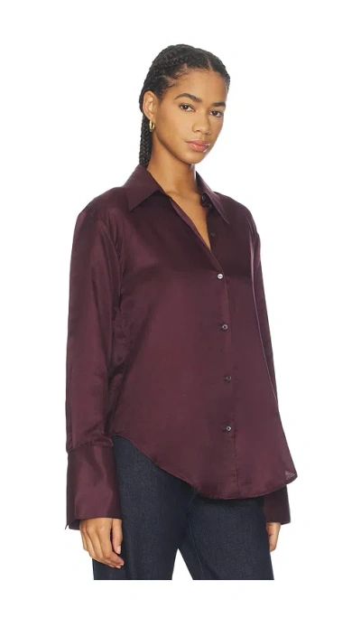 Citizen Of Humanity Camilia Shirt In Burgundy