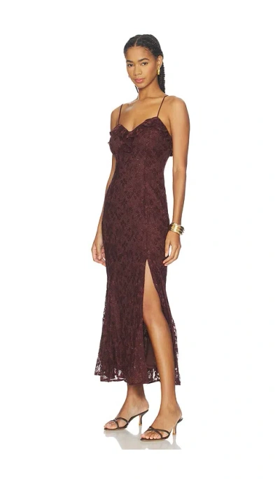 Astr Leonie É•¿è£™ Â€“ Wine Brown. Å°ºç � L (also Â€“ Xs, S, M, Xl). In Burgundy