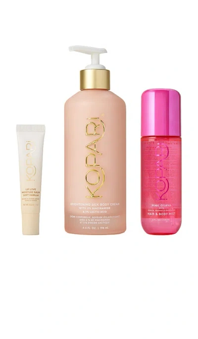 Kopari Glow Bright Body & Lip Set $101 Value In Multi