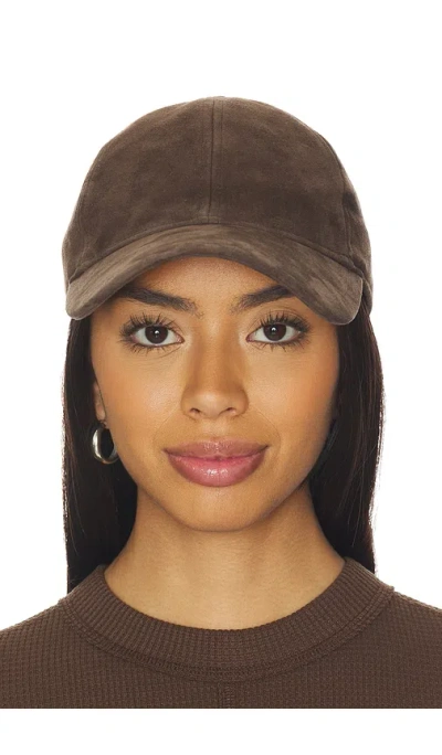 Rag & Bone Harlow Cotton Corduroy Baseball Cap In Brown