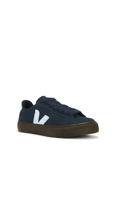 Veja Campo Suede Sneaker In Blue