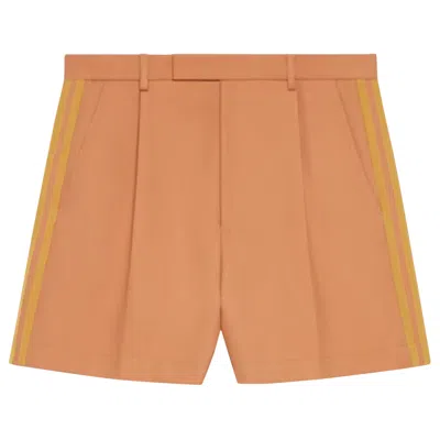 Pre-owned Gucci X Adidas Fluid Drill Shorts 'orange' | Men's Size 48