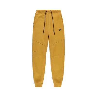Pre-owned Nike Tech Fleece Joggers 'ochre/black' | Yellow | Men's Size Xxl