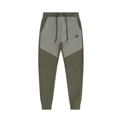Pre-owned Nike Tech Fleece Joggers 'medium Olive/light Army/black' | Green | Men's Size Xxl