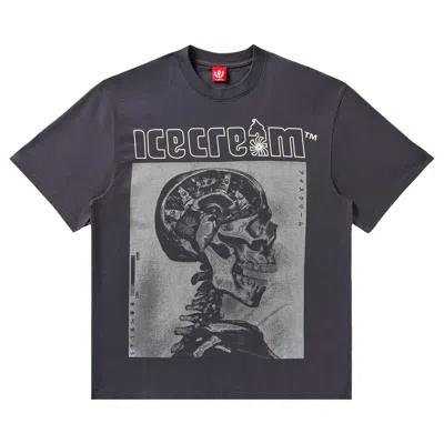 Pre-owned Icecream Money On My Mind Knit Oversized Tee 'charcoal' | Grey | Men's Size Xl In Gray