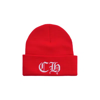 Pre-owned Chrome Hearts Beanie 'red' | Men's Size Onesize