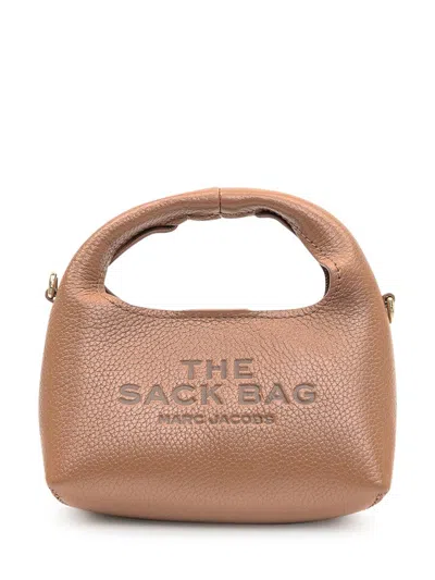 Marc Jacobs The Sack Bag In Brown Leather In Orange