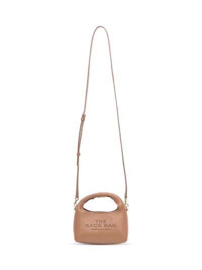 Marc Jacobs The Sack Bag In Brown Leather In Orange