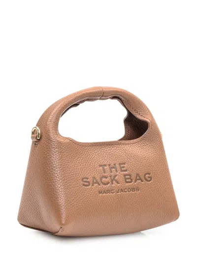 Marc Jacobs The Sack Bag In Brown Leather In Orange