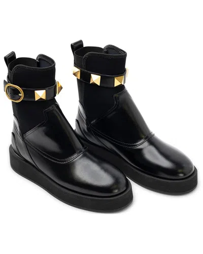 Valentino Studded-embellishment Boots In Black