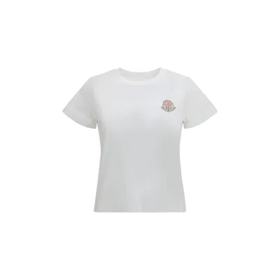 Moncler Logo Cotton T-shirt In White