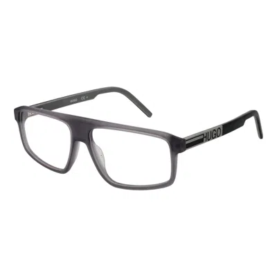 Hugo Boss Gray Men Glasses Frame In Gray