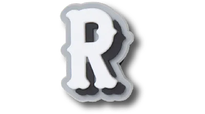 Jibbitz Varsity Ii Letter R In Multi
