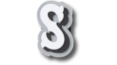 Jibbitz Varsity Ii Letter S In Multi