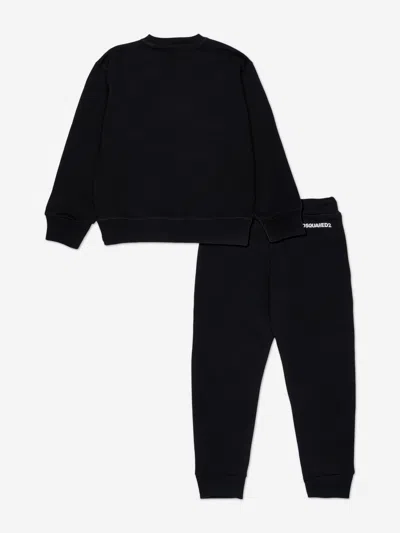 Dsquared2 Logo-print Tracksuit Set In Black