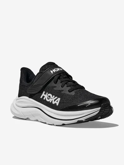 Hoka Kids Clifton 10 Trainers In Black