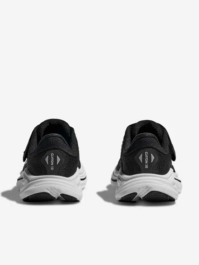 Hoka Kids Clifton 10 Trainers In Black