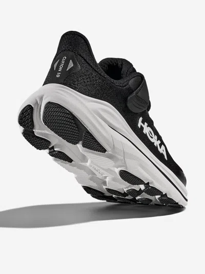 Hoka Kids Clifton 10 Trainers In Black