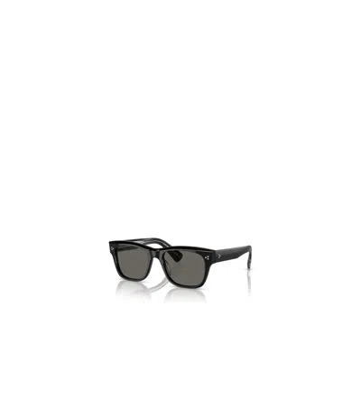 Oliver Peoples Logo Sunglasses In Black