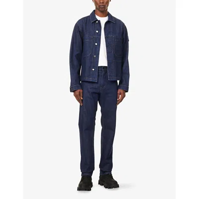 Stone Island J100006 Indigo Denim-rinsed In Blue