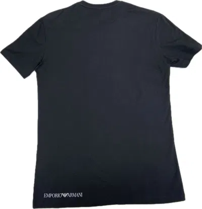 Emporio Armani Short-sleeved T-shirt In Black