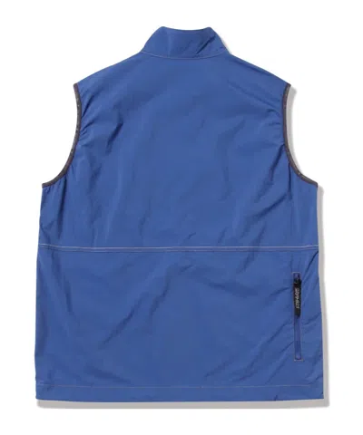 And Wander Gramicci X  Brushed Nylon Vest In Blue