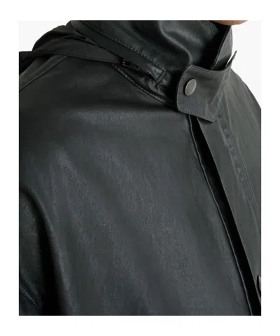 Lemaire Short Rain Jacket In Black