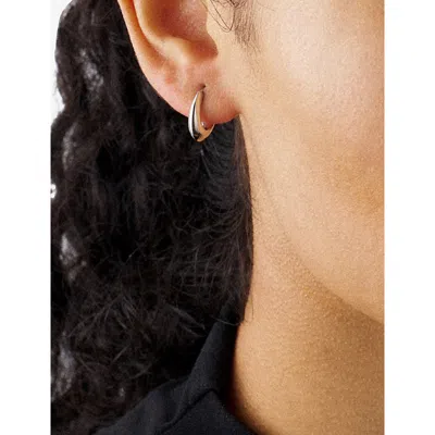 Shaun Leane Womens Sabre Mini Sterling-silver Hoop Earrings In Silver