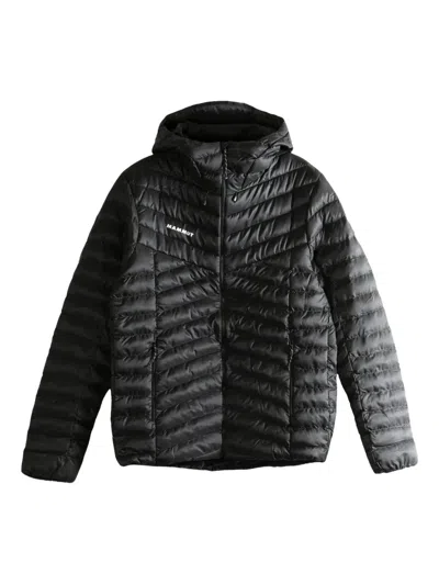 Mammut Hooded Quilted Jacket In Black