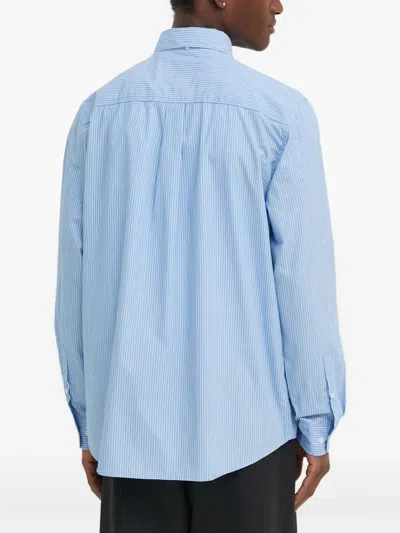 Les Deux Striped-pattern Shirt In Blue