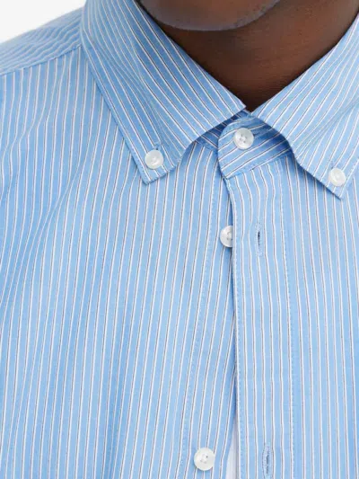 Les Deux Striped-pattern Shirt In Blue