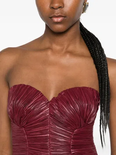 Cult Gaia Nella Mini Dress In Red