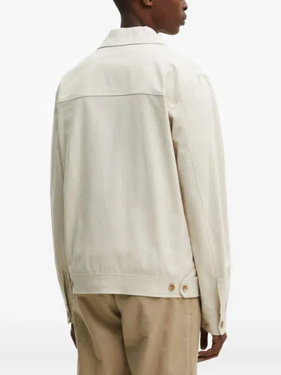Les Deux Logo-embroidered Jacket In White