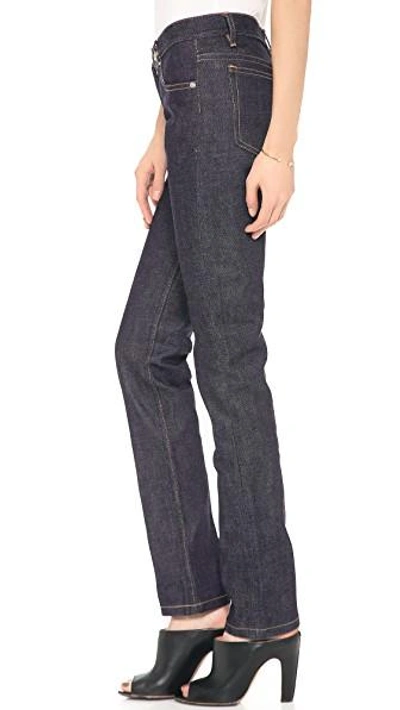 Shop Apc Petit New Standard Jeans In Indigo