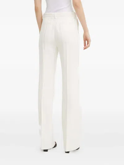 Iro Talisa Striped-pattern Trousers In White