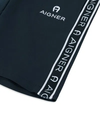 Aigner Jersey Trousers In Black