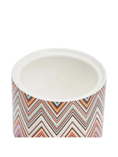 Missoni Zigzag-pattern Sugar Pot (9cm X 9cm) In Multi