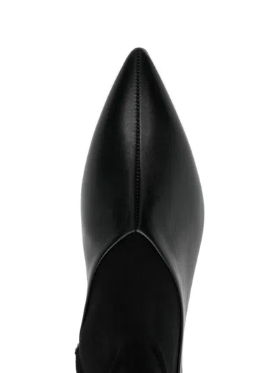 Sergio Rossi 30mm Pointed-toe Boots In Black