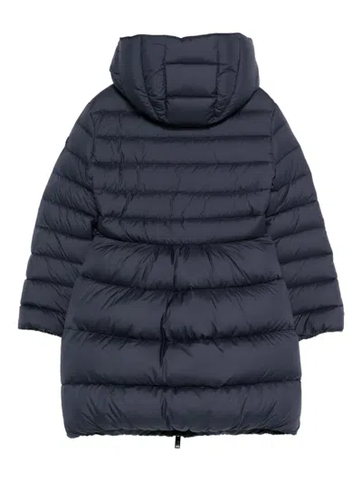 Il Gufo Hooded Padded Coat In Blue