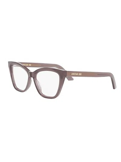Dior Eyewear Cat-eye Frame Glasses In White