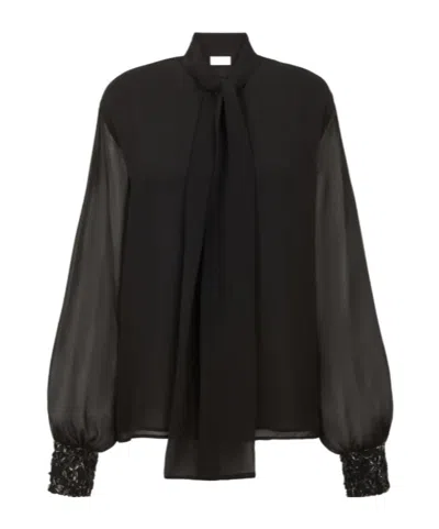 P.a.r.o.s.h Embellished Blouse In Black