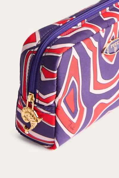 Pucci Labirinto-print Beauty Case In Blue