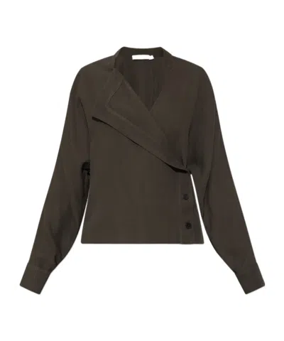 Iro Long Sleeve Shirt In Gray