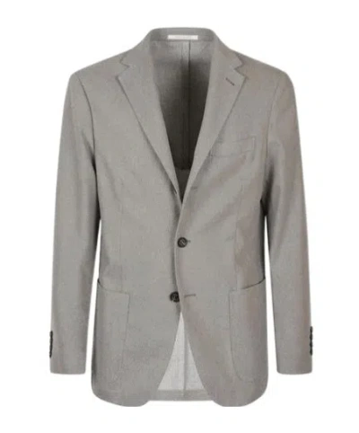 Eleventy Long-sleeved Blazer In Gray