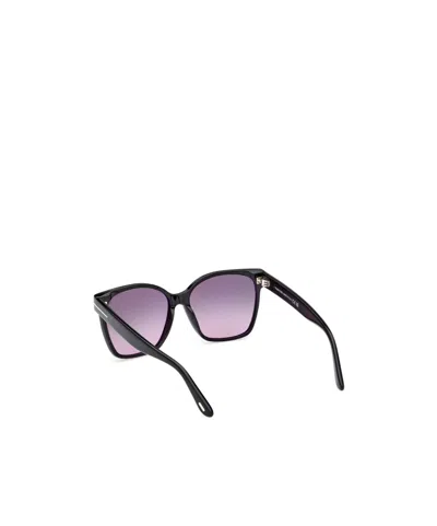 Tom Ford Iris 56mm Gradient Butterfly Sunglasses In Purple