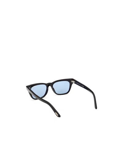 Tom Ford Eyewear Penn Rectangular Frame Sunglasses In Black