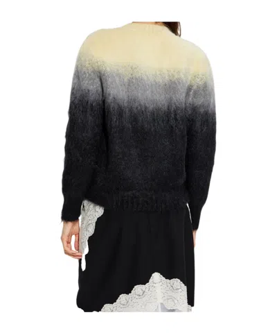 Jil Sander Gradient Mohair Jumper In Black