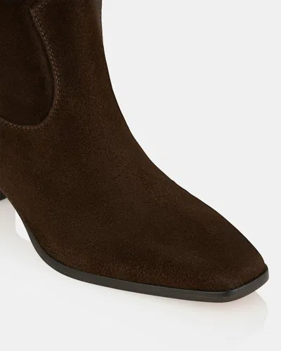 Aquazzura 50mm Nomad Square-toe Boots In Brown